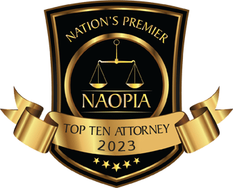NAOPIA Top Ten Attorneys Badge