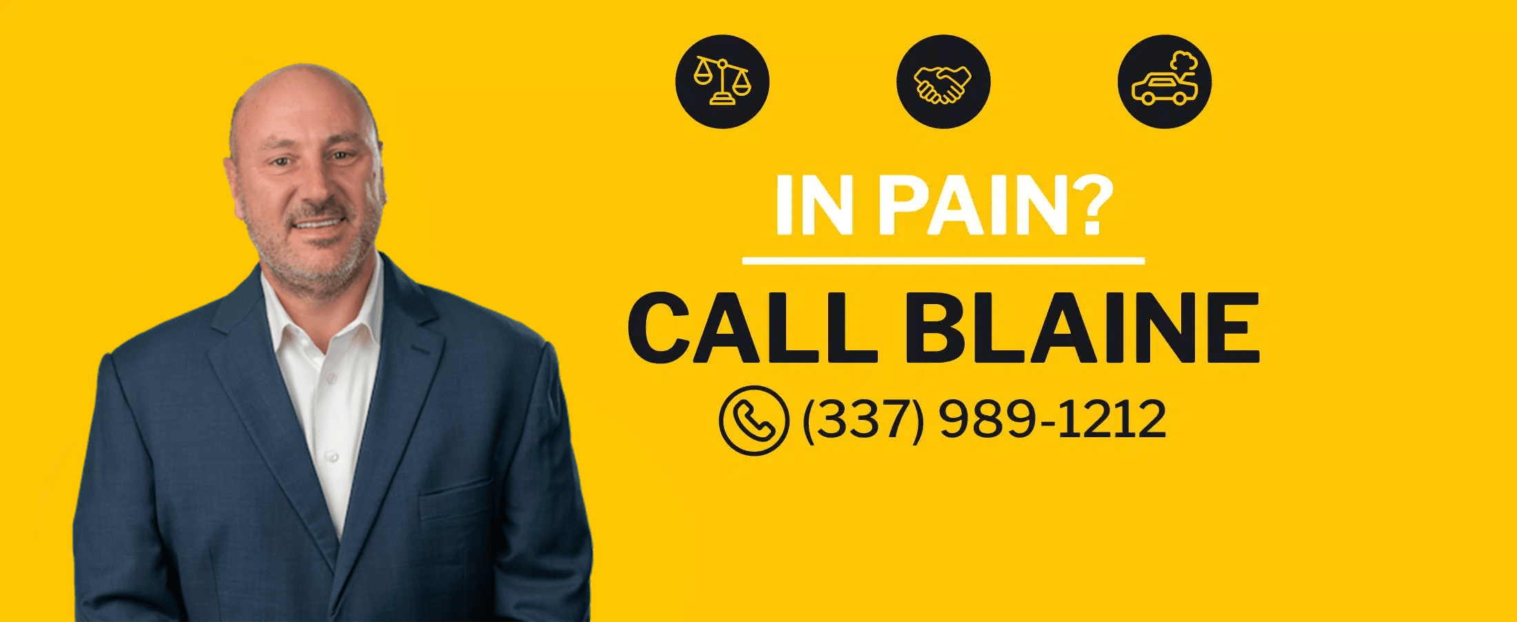 In Pain? Call Blaine Banner In Paine? Call Blaine.